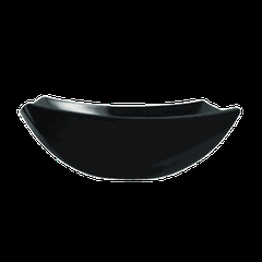 Salad bowl “Kvadrato” glass 0.55l ,H=55,L=165,B=165mm black