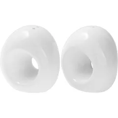 Набор для специй «Кунстверк» солонка и перечница фарфор ,H=7,L=12,B=5см белый