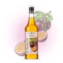 Сироп «Маракуйя» Pinch&Drop стекло 1л D=85,H=330мм желт.