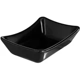 Соусник пластик ,L=9,B=6см черный