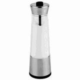 Сахарница с дозатором стекло,сталь нерж. 1л D=58,H=190,L=58,B=58мм прозр.,металлич.