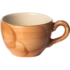 Чашка кофейная «Паприка» фарфор 85мл D=65,H=50,L=85мм оранжев.,бежев.