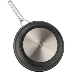 Сковорода (индукция) алюм.литой,тефлон D=32,H=6,L=63см черный, изображение 3