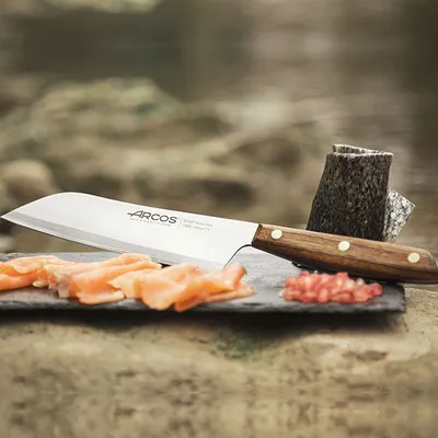 Нож универсальный кухонный «Нордика» сталь нерж.,дерево ,L=19см, изображение 2