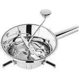 Машинка для протирки пюре+ 3 диска сталь нерж. D=20,H=16,B=35см металлич.