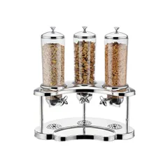 Диспенсер сервир.д/сухих продуктов 3 колбы по 3л