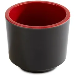 Bento box “Asia Plus” plastic 130ml D=75,H=65mm red,black