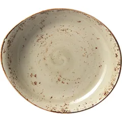 Салатник «Крафт Грин» фарфор 0,67л ,H=55,L=280,B=245мм зелен.