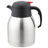 Кофейник «термос» сталь нерж.,пластик 1,5л ,H=22см серебрист.,черный