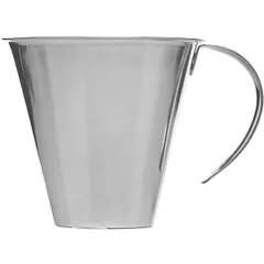 Стакан мерный с ручкой сталь нерж. 0,5л D=11,5,H=12см серебрист., изображение 2