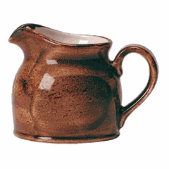 Milk jug “Kraft Terracotta”  porcelain  185ml  D=7,H=8,L=10cm terracotta