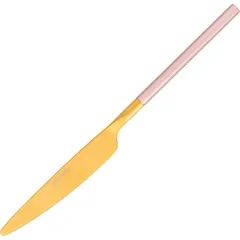 Table knife “District Pink Gold Matt”  stainless steel , L=225, B=18mm  gold, pink.