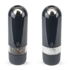 Мельница для перца «Аляска» электрическая (батарейки) поликарбонат,акрил D=5,H=17см черный, изображение 4