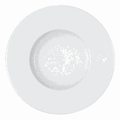 Plate for pasta, soup “Maitre”  porcelain  350ml  D=25cm  white