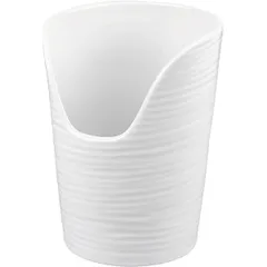 Емкость для закусок для картофеля фри фарфор D=95,H=125мм белый