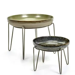 Подставка фуршетная «Серфис» для блюда чугун D=35,H=22см, изображение 2