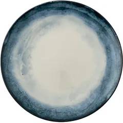 Plate “Shade”  porcelain  D=27.5cm  white, blue