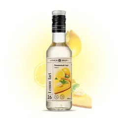 Syrup “Lemon Tart” Pinch&Drop glass 250ml D=54,H=202mm