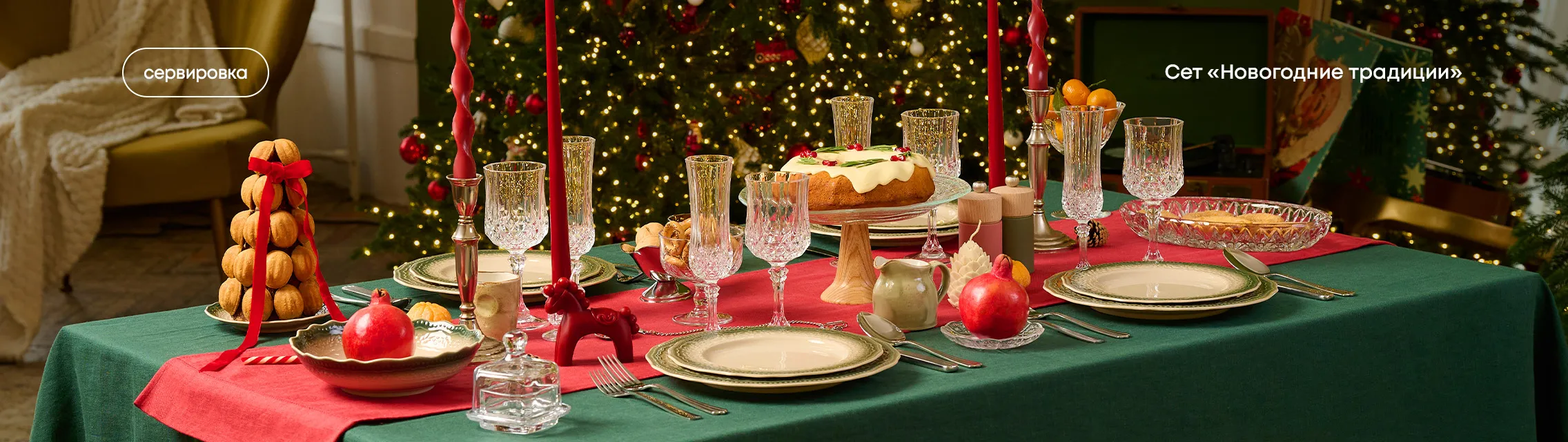 Сервировочный сет Новогодние традиции