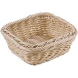 Корзина для хлеба плетеная полиротанг ,H=65,L=176,B=162мм св. дерево