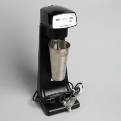 Миксер д/коктейлей, 1стакан уцененный сталь нерж. 360мл ,H=48,L=18,B=17см 110вт черный