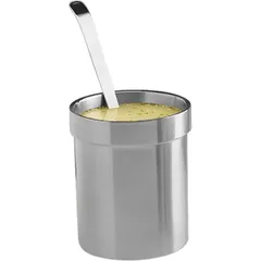 Емкость для охлаждения бутылок «Банка» сталь нерж. 1,8л D=15,H=18см, изображение 2