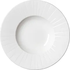 Тарелка глубокая «Алина» фарфор D=28,5см белый