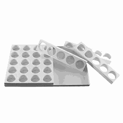 Форма кондитерская «Овал»[35шт] полистирол ,L=85,B=50мм