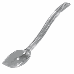 Serving spoon polycarbonate 22ml ,L=270/70,B=43mm clear.