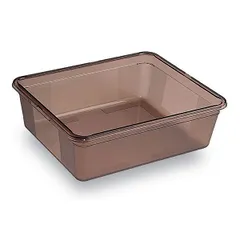 Gastronorm container (2/1) “Alto+”  polycarbonate , H=15, L=65, B=53 cm  brown.