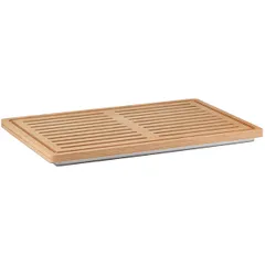 Board for dividing bread  wood, stainless steel , H=35, L=580, B=375mm