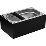 Нок-бокс сталь нерж.,дерево ,H=11,L=27,B=17см черный,серебрист.