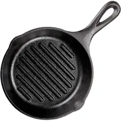 Сковорода-гриль круглая чугун D=16,5см, изображение 2