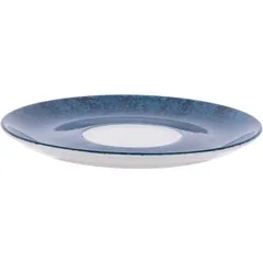 Блюдце «Аида» с декором фарфор D=16см синий, изображение 3