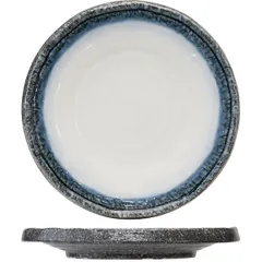 Тарелка керамика D=265,H=35мм белый,серый
