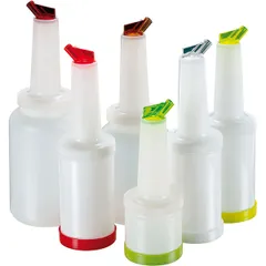 Juice container with watering can polyprop. 2l D=12.5,H=36cm white,red