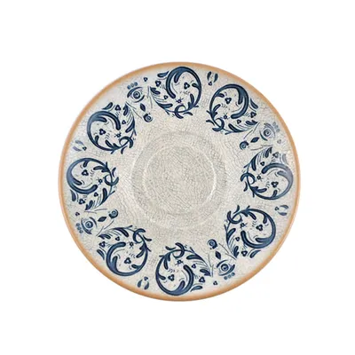 Тарелка «Виенто» подстановочная фарфор D=19см белый,синий