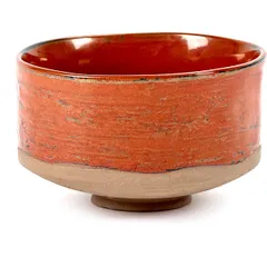 Salad bowl “Mercy” No. 1 ceramics D=15cm red