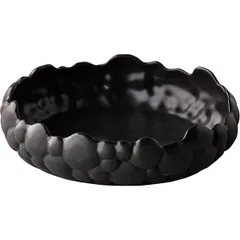 Plate “Ro Design Bai Kevala” with rim ceramics D=200,H=55mm black