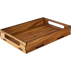 Serving tray oak ,H=5,L=30,B=20cm