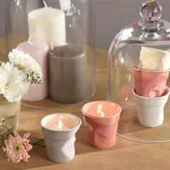 Стакан для горячих напитков «Фруассэ» фарфор 80мл D=65,H=60мм розов., изображение 3