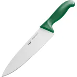 Нож поварской сталь ,L=405/260,B=55мм зелен.,металлич.