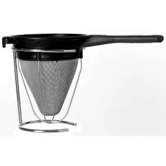 Stand for sieve-cone and funnel-dispenser  stainless steel  D=20, H=21.5 cm  metal.