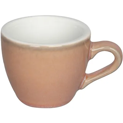 Чашка кофейная «Эгг» фарфор 80мл розов., Цвет: Розовый