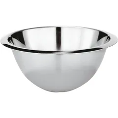 Salad bowl-hemisphere  stainless steel  3.7 l  D=25, H=12 cm  metal.