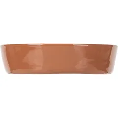 Кеци средний керамика 450мл D=160,H=45мм коричнев., изображение 2