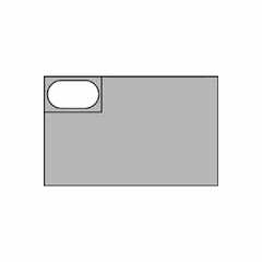 Gastronorm container (1/9)  plastic , H=10, L=17.6, B=10.8 cm