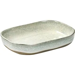 Салатник «Мерси» №7 песчаник ,H=30,L=145,B=105мм кремов.