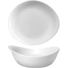 Salad bowl “FreeStyle”  porcelain  0.75 l  D=28, H=6 cm  white