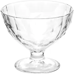 Creamer “Diamond” glass 360ml D=115,H=99mm clear.